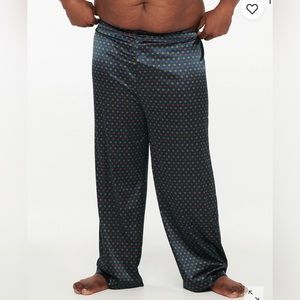 NWT Savage X Fenty Satin Foulard Sleep Pant XXL Indigo Pattern Pajama